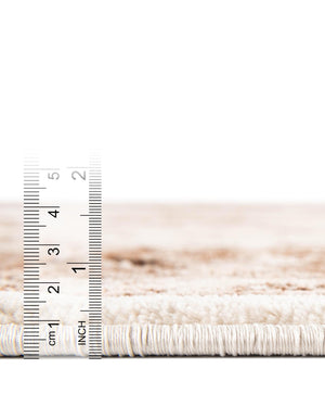 Cream 2' 7 x 12' Rushmore Runner Area Rug 55% Polypropylene & 45% Polyester Durable Quality Carpet for Indoor Home Decorating for Sale at Rug Engine