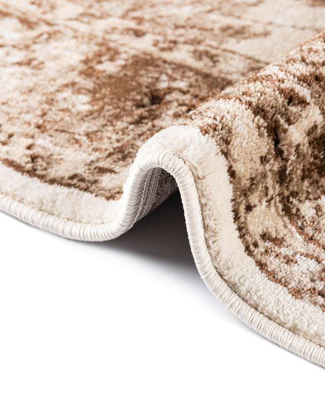 Cream 3' x 9' 10 Rushmore Runner Area Rug 55% Polypropylene & 45% Polyester Durable Quality Carpet for Indoor Home Decorating for Sale at Rug Engine