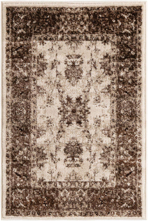 Cream 2' x 3' Rushmore Rectangle Area Rug 55% Polypropylene & 45% Polyester Durable Quality Carpet for Indoor Home Decorating for Sale at Rug Engine