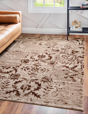 Chocolate Brown 5' 1 x 8' Rushmore Rectangle Area Rug 55% Polypropylene & 45% Polyester Durable Quality Carpet for Indoor Home Decorating for Sale at Rug Engine