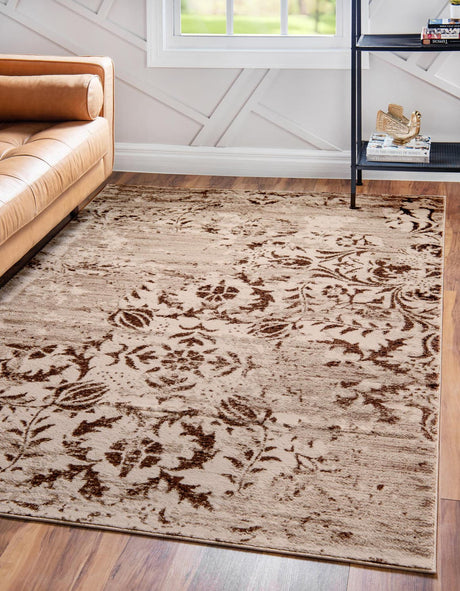 Chocolate Brown 5' 1 x 8' Rushmore Rectangle Area Rug 55% Polypropylene & 45% Polyester Durable Quality Carpet for Indoor Home Decorating for Sale at Rug Engine