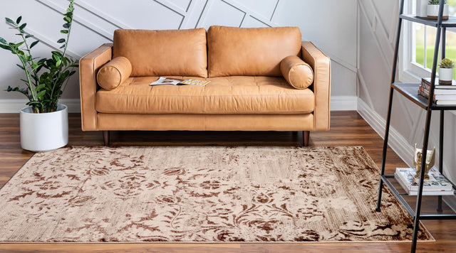Chocolate Brown 5' 1 x 8' Rushmore Rectangle Area Rug 55% Polypropylene & 45% Polyester Durable Quality Carpet for Indoor Home Decorating for Sale at Rug Engine