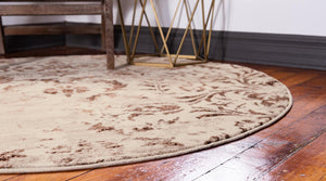 Chocolate Brown 5' x 5' Rushmore Round Area Rug 55% Polypropylene & 45% Polyester Durable Quality Carpet for Indoor Home Decorating for Sale at Rug Engine