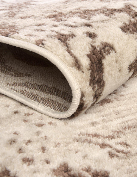 Chocolate Brown 5' x 5' Rushmore Round Area Rug 55% Polypropylene & 45% Polyester Durable Quality Carpet for Indoor Home Decorating for Sale at Rug Engine