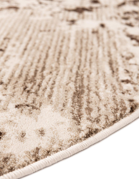 Chocolate Brown 5' x 5' Rushmore Round Area Rug 55% Polypropylene & 45% Polyester Durable Quality Carpet for Indoor Home Decorating for Sale at Rug Engine