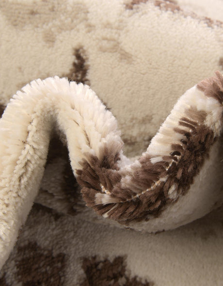 Chocolate Brown 5' x 5' Rushmore Round Area Rug 55% Polypropylene & 45% Polyester Durable Quality Carpet for Indoor Home Decorating for Sale at Rug Engine