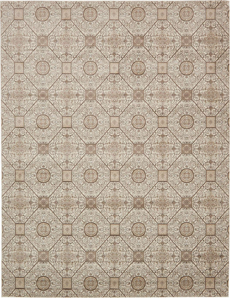 Cream 10' x 13' 1 Rushmore Rectangle Area Rug 55% Polypropylene & 45% Polyester Durable Quality Carpet for Indoor Home Decorating for Sale at Rug Engine