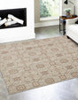 Cream 8' x 8' Rushmore Square Area Rug 55% Polypropylene & 45% Polyester Durable Quality Carpet for Indoor Home Decorating for Sale at Rug Engine