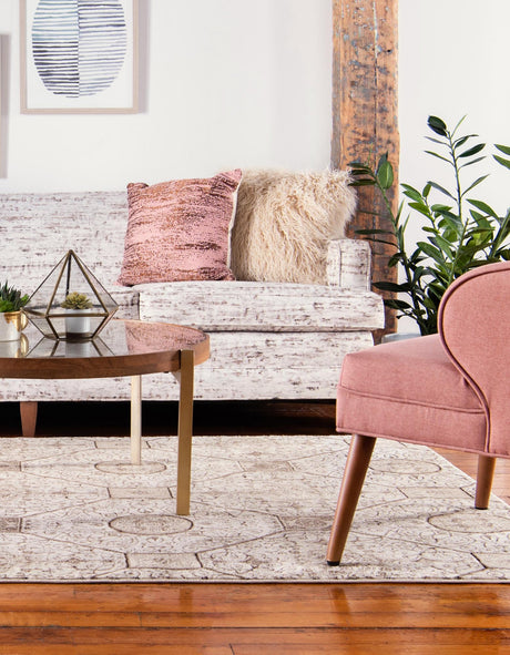 Cream 2' x 3' Rushmore Rectangle Area Rug 55% Polypropylene & 45% Polyester Durable Quality Carpet for Indoor Home Decorating for Sale at Rug Engine