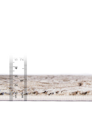 Cream 4' x 6' Rushmore Rectangle Area Rug 55% Polypropylene & 45% Polyester Durable Quality Carpet for Indoor Home Decorating for Sale at Rug Engine