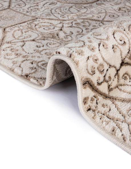 Cream 10' x 13' 1 Rushmore Rectangle Area Rug 55% Polypropylene & 45% Polyester Durable Quality Carpet for Indoor Home Decorating for Sale at Rug Engine