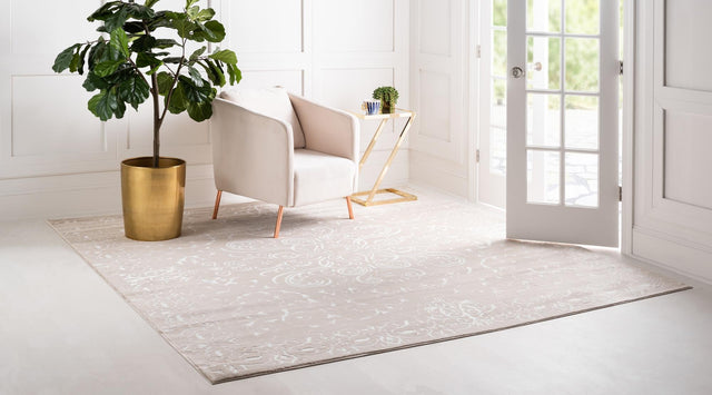 Beige 5' 3 x 5' 3 Rushmore Square Area Rug 55% Polypropylene & 45% Polyester Durable Quality Carpet for Indoor Home Decorating for Sale at Rug Engine