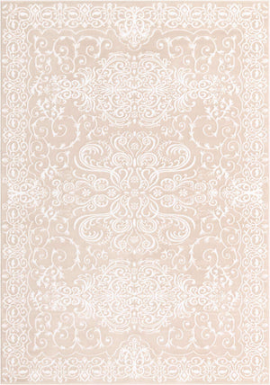 Beige 7' 1 x 10' Rushmore Rectangle Area Rug 55% Polypropylene & 45% Polyester Durable Quality Carpet for Indoor Home Decorating for Sale at Rug Engine