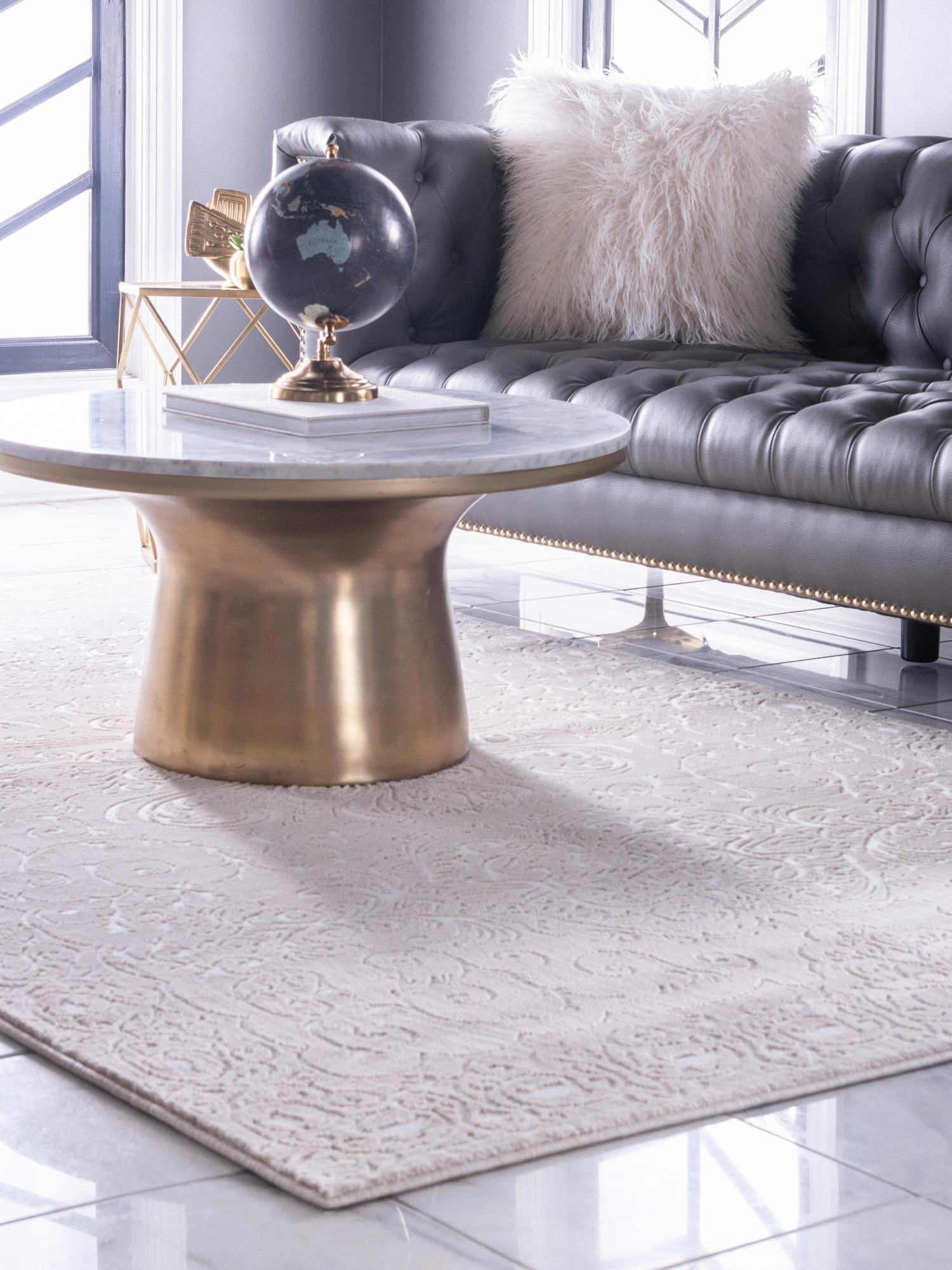 Beige 8' x 11' 8 Rushmore Rectangle Area Rug 55% Polypropylene & 45% Polyester Durable Quality Carpet for Indoor Home Decorating for Sale at Rug Engine