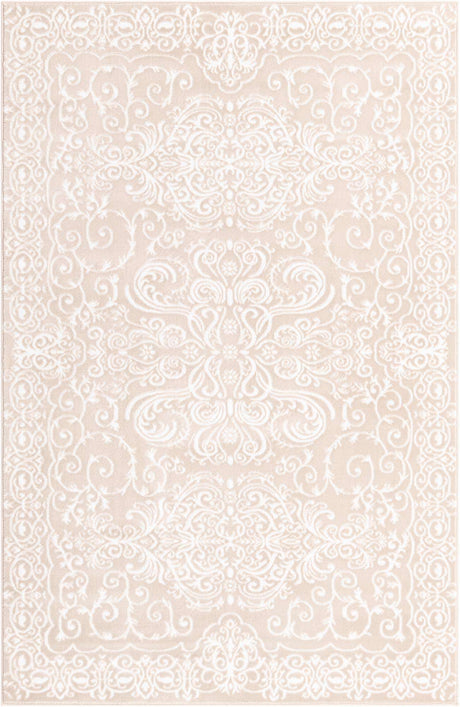 Beige 5' 1 x 8' Rushmore Rectangle Area Rug 55% Polypropylene & 45% Polyester Durable Quality Carpet for Indoor Home Decorating for Sale at Rug Engine