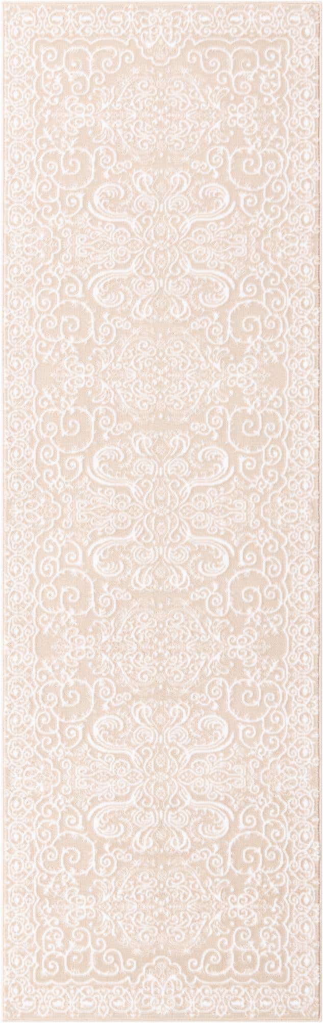 Beige 3' x 9' 10 Rushmore Runner Area Rug 55% Polypropylene & 45% Polyester Durable Quality Carpet for Indoor Home Decorating for Sale at Rug Engine