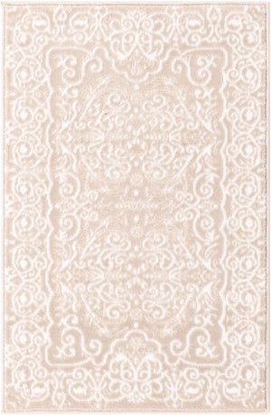 Beige 2' x 3' Rushmore Rectangle Area Rug 55% Polypropylene & 45% Polyester Durable Quality Carpet for Indoor Home Decorating for Sale at Rug Engine