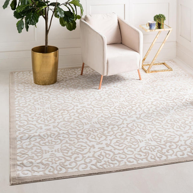 Snow White 10' 8 x 10' 8 Rushmore Square Area Rug 55% Polypropylene & 45% Polyester Durable Quality Carpet for Indoor Home Decorating for Sale at Rug Engine