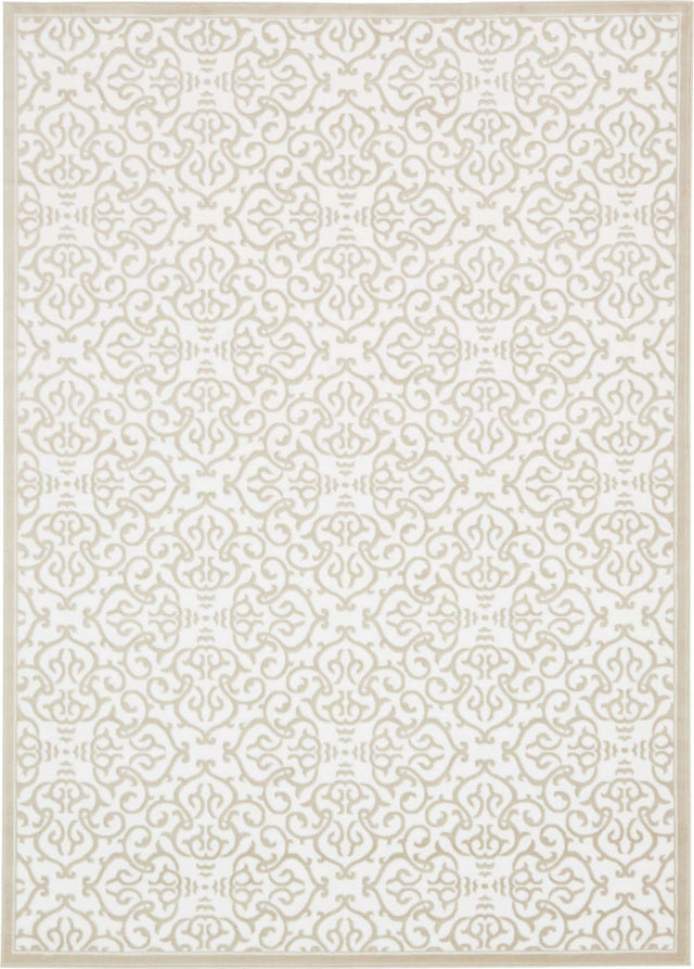 Snow White 7' 1 x 10' Rushmore Rectangle Area Rug 55% Polypropylene & 45% Polyester Durable Quality Carpet for Indoor Home Decorating for Sale at Rug Engine