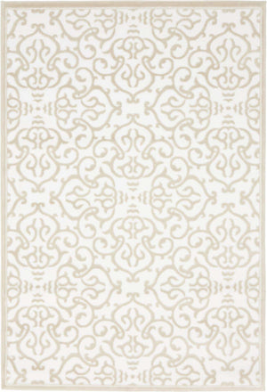 Snow White 4' 1 x 6' 1 Rushmore Rectangle Area Rug 55% Polypropylene & 45% Polyester Durable Quality Carpet for Indoor Home Decorating for Sale at Rug Engine