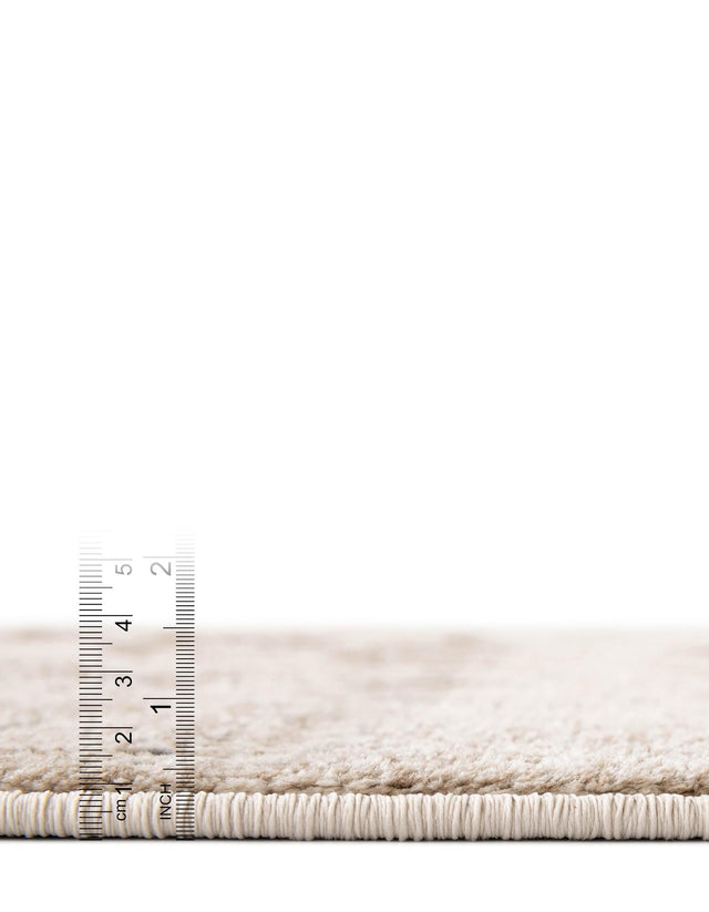 Dark Beige 8' x 8' Rushmore Square Rug