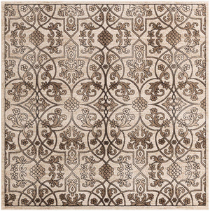 Dark Beige 8' x 8' Rushmore Square Rug