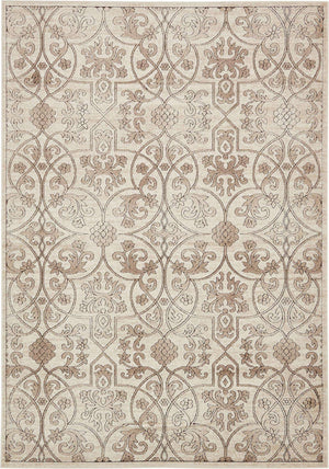 Dark Beige 7' 1 x 10' Rushmore Rectangle Area Rug 55% Polypropylene & 45% Polyester Durable Quality Carpet for Indoor Home Decorating for Sale at Rug Engine