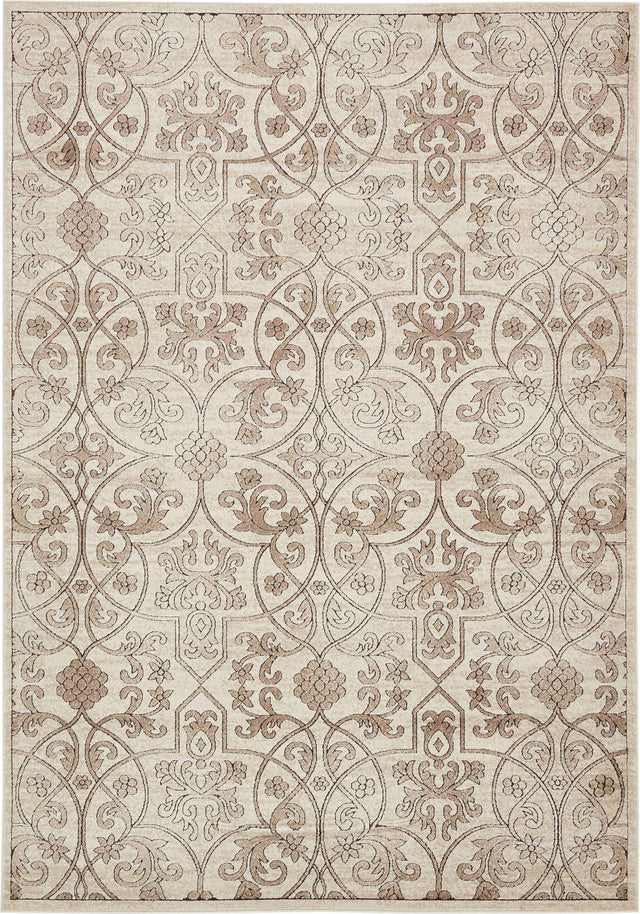 Dark Beige 7' 1 x 10' Rushmore Rectangle Area Rug 55% Polypropylene & 45% Polyester Durable Quality Carpet for Indoor Home Decorating for Sale at Rug Engine