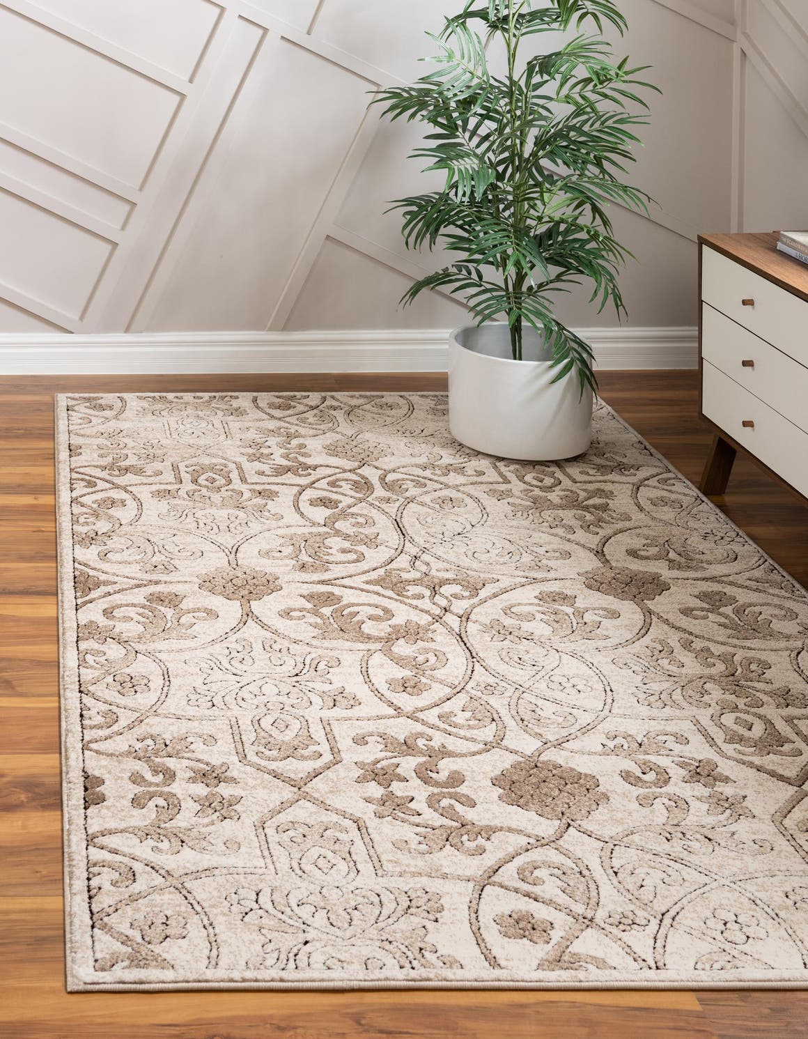 Dark Beige 2' x 3' 1 Rushmore Rectangle Area Rug 55% Polypropylene & 45% Polyester Durable Quality Carpet for Indoor Home Decorating for Sale at Rug Engine