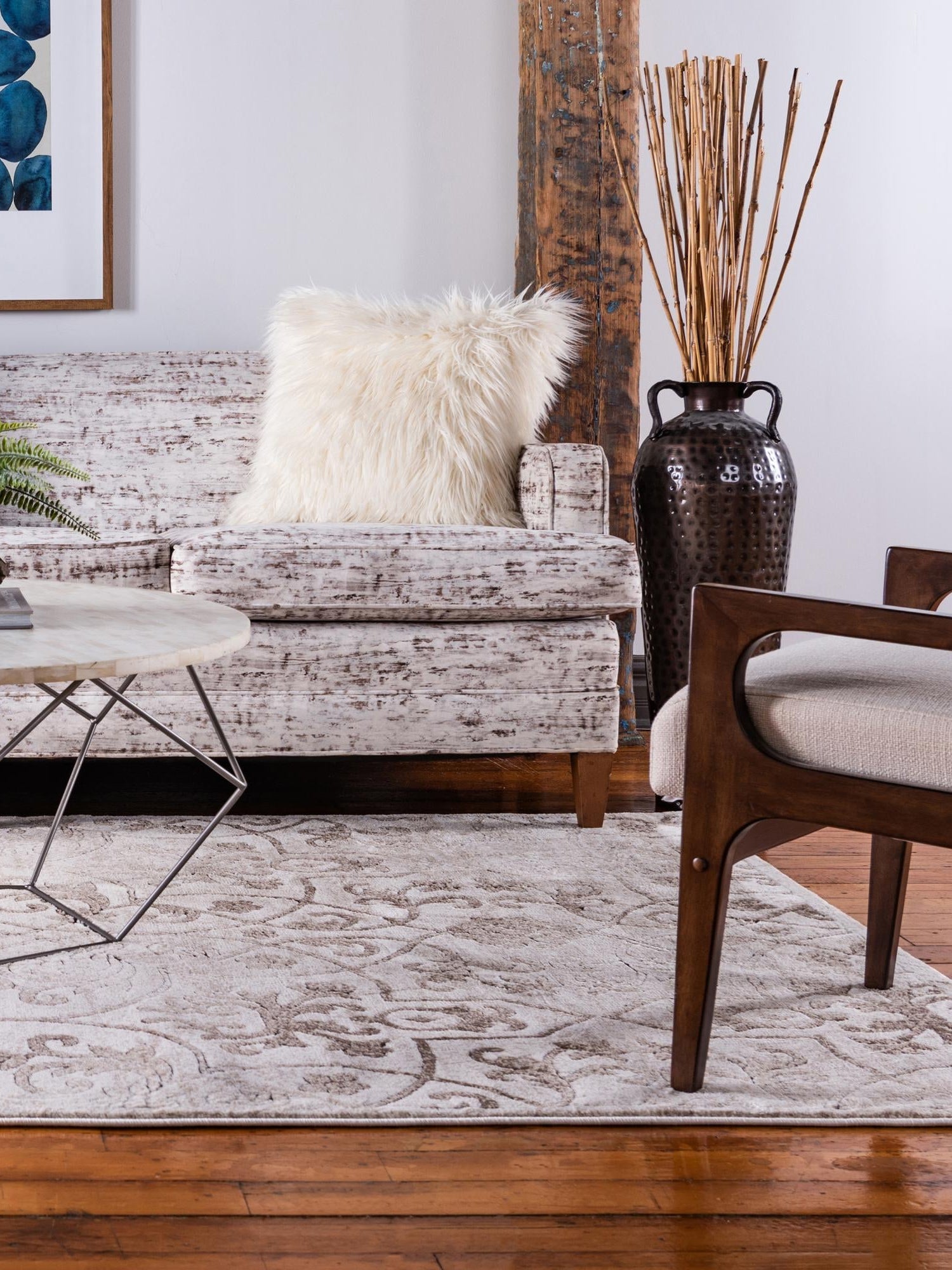 Dark Beige 2' x 3' 1 Rushmore Rectangle Area Rug 55% Polypropylene & 45% Polyester Durable Quality Carpet for Indoor Home Decorating for Sale at Rug Engine