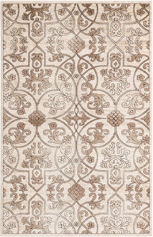 Dark Beige 5' 1 x 8' Rushmore Rectangle Area Rug 55% Polypropylene & 45% Polyester Durable Quality Carpet for Indoor Home Decorating for Sale at Rug Engine
