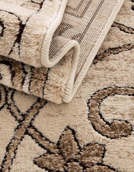 Dark Beige 6' x 6' Rushmore Round Area Rug 55% Polypropylene & 45% Polyester Durable Quality Carpet for Indoor Home Decorating for Sale at Rug Engine