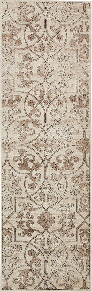 Dark Beige 3' x 9' 10 Rushmore Runner Area Rug 55% Polypropylene & 45% Polyester Durable Quality Carpet for Indoor Home Decorating for Sale at Rug Engine