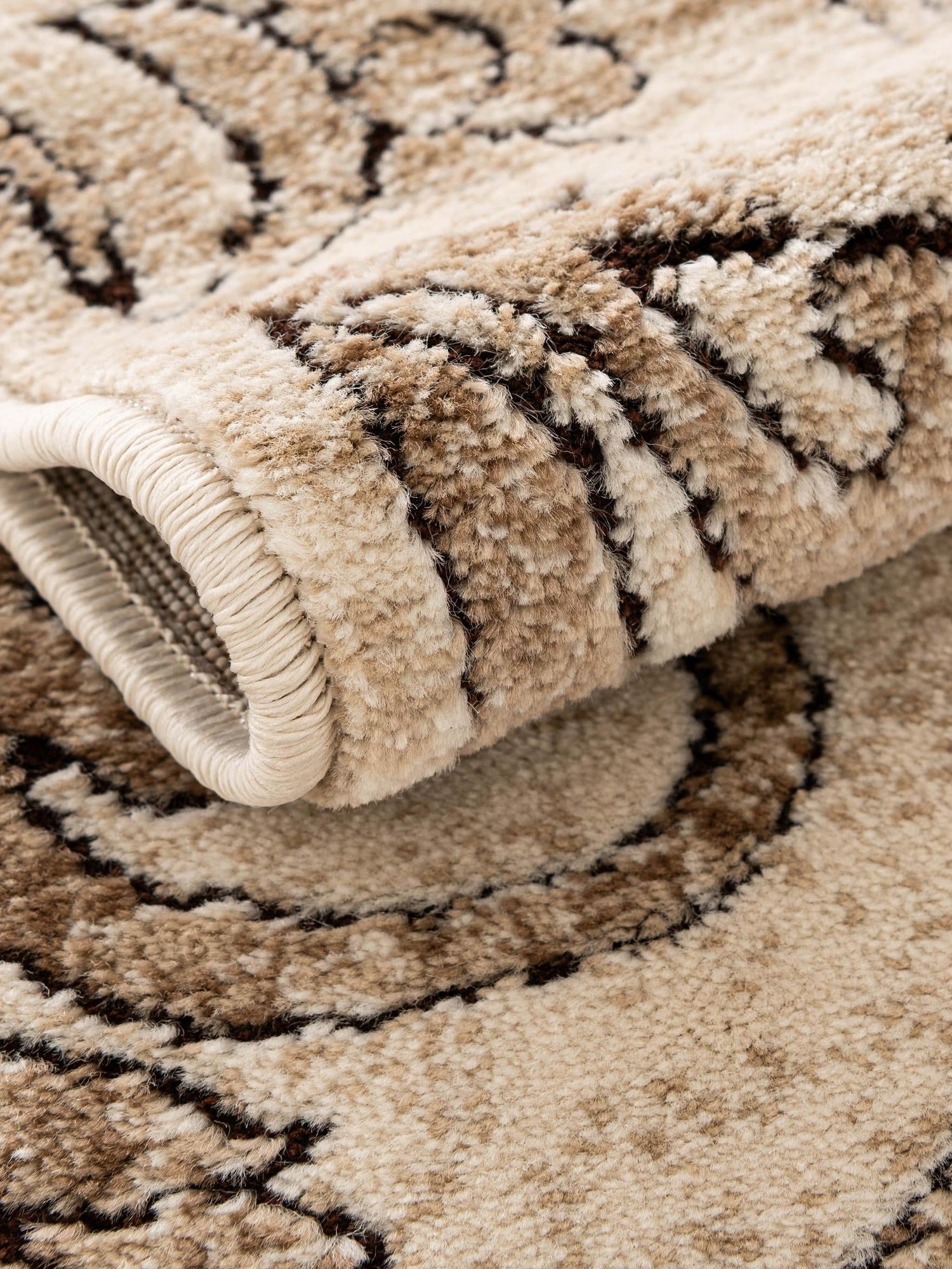Dark Beige 2' x 5' 1 Rushmore Runner Area Rug 55% Polypropylene & 45% Polyester Durable Quality Carpet for Indoor Home Decorating for Sale at Rug Engine