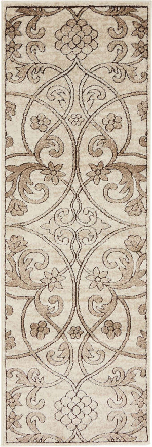 Dark Beige 2' x 6' 1 Rushmore Runner Area Rug 55% Polypropylene & 45% Polyester Durable Quality Carpet for Indoor Home Decorating for Sale at Rug Engine