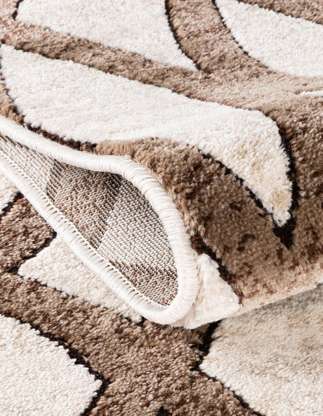 Brown 4' 1 x 6' 1 Rushmore Rectangle Area Rug 55% Polypropylene & 45% Polyester Durable Quality Carpet for Indoor Home Decorating for Sale at Rug Engine