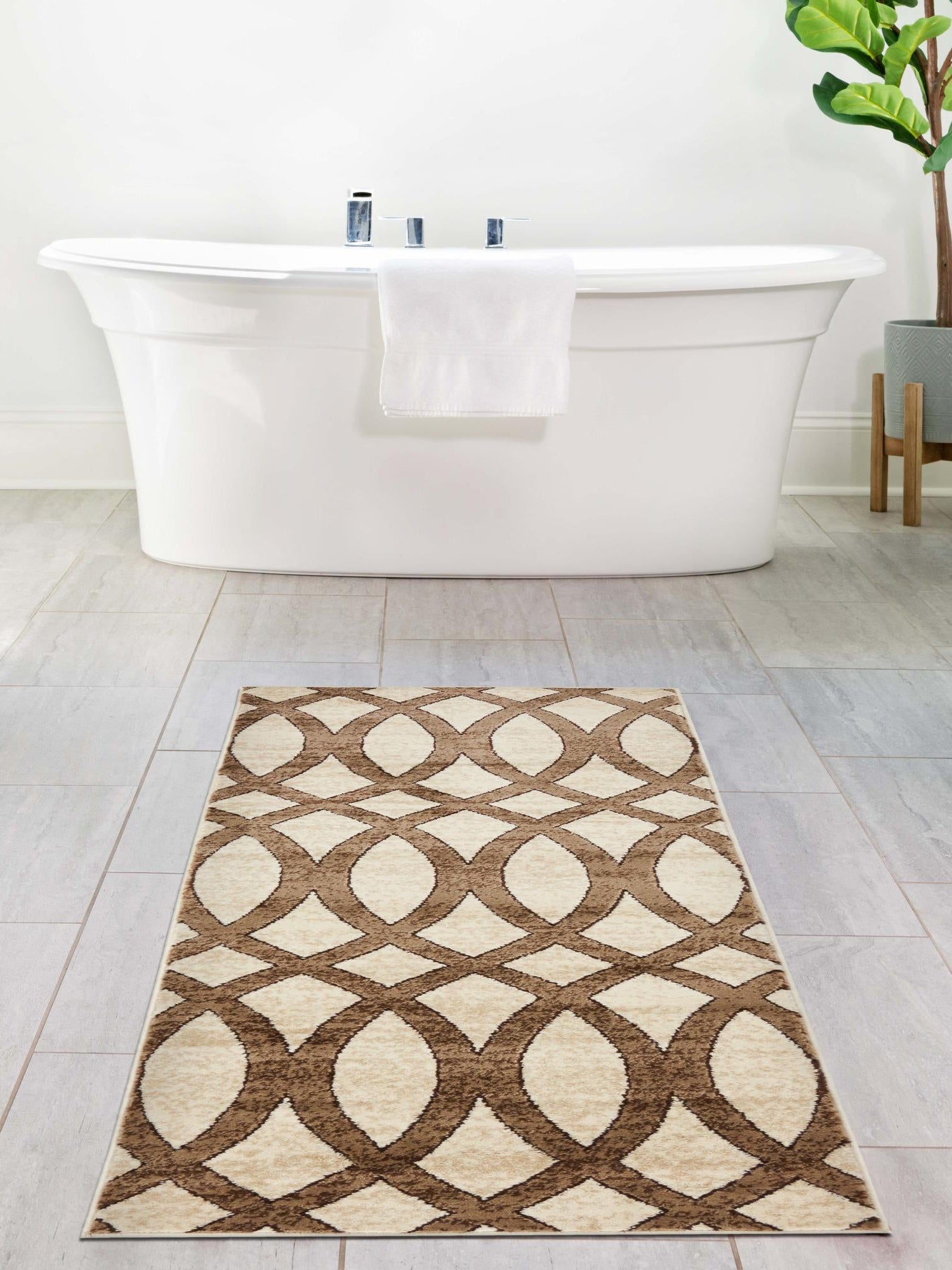 Brown 3' x 9' 10 Rushmore Runner Area Rug 55% Polypropylene & 45% Polyester Durable Quality Carpet for Indoor Home Decorating for Sale at Rug Engine