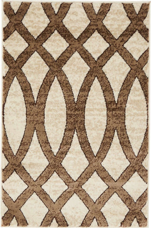 Brown 2' x 3' 1 Rushmore Rectangle Area Rug 55% Polypropylene & 45% Polyester Durable Quality Carpet for Indoor Home Decorating for Sale at Rug Engine