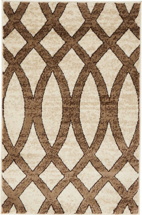 Brown 2' x 3' 1 Rushmore Rectangle Area Rug 55% Polypropylene & 45% Polyester Durable Quality Carpet for Indoor Home Decorating for Sale at Rug Engine