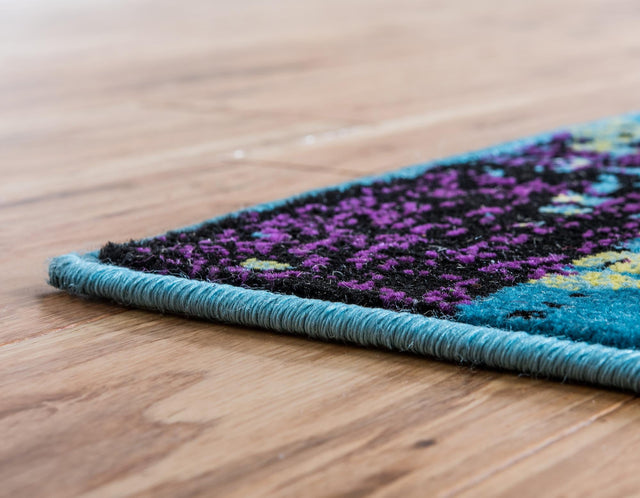 Blue 10' x 13' 1 Imperial Rectangle Area Rug 100% Polypropylene With Cotton Backing Traditional Vintage Distressed Design Carpet for Sale at Rug Engine