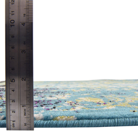 Blue 2' x 6' 1 Imperial Runner Area Rug 100% Polypropylene With Cotton Backing Traditional Vintage Distressed Design Carpet for Sale at Rug Engine
