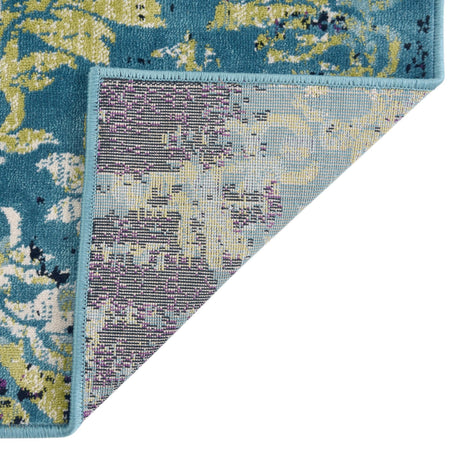 Blue 2' x 6' 1 Imperial Runner Area Rug 100% Polypropylene With Cotton Backing Traditional Vintage Distressed Design Carpet for Sale at Rug Engine