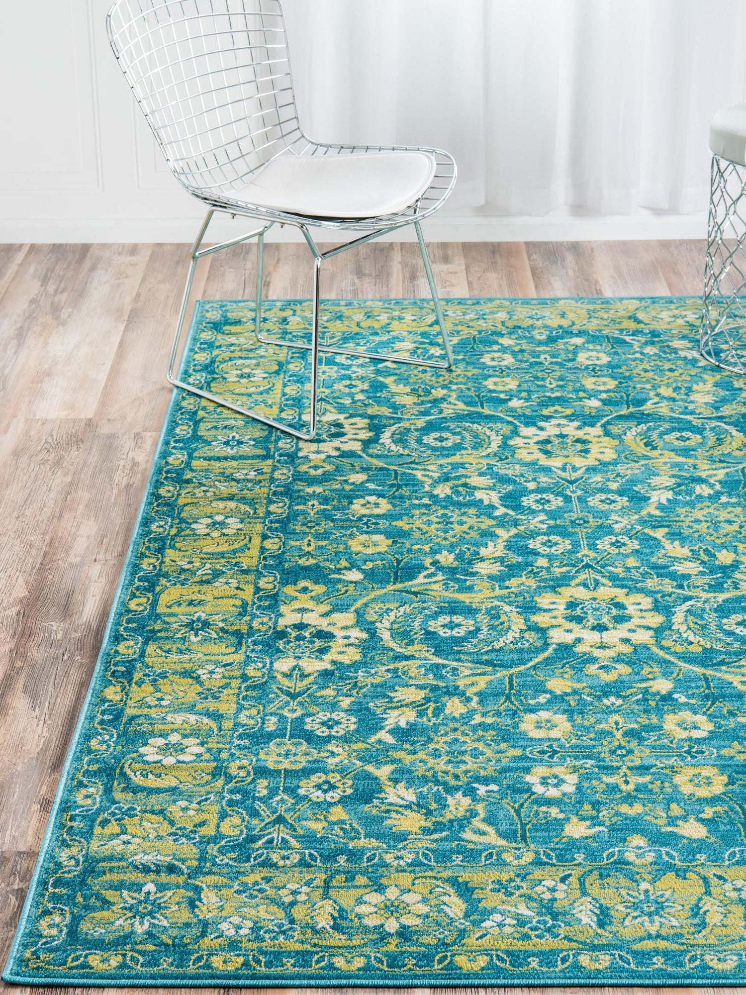 Blue 2' x 3' 1 Imperial Rectangle Area Rug 100% Polypropylene With Cotton Backing Traditional Vintage Distressed Design Carpet for Sale at Rug Engine