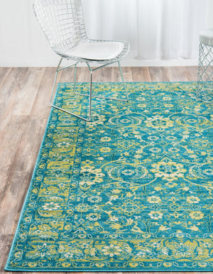 Blue 2' x 3' 1 Imperial Rectangle Area Rug 100% Polypropylene With Cotton Backing Traditional Vintage Distressed Design Carpet for Sale at Rug Engine