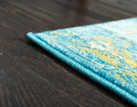 Blue 3' x 9' 10 Imperial Runner Area Rug 100% Polypropylene With Cotton Backing Traditional Vintage Distressed Design Carpet for Sale at Rug Engine