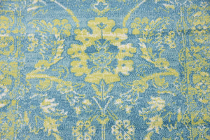 Blue 2' x 6' 1 Imperial Runner Area Rug 100% Polypropylene With Cotton Backing Traditional Vintage Distressed Design Carpet for Sale at Rug Engine