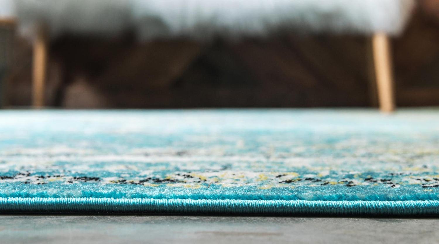Blue 2' x 3' 1 Imperial Rectangle Area Rug 100% Polypropylene With Cotton Backing Traditional Vintage Distressed Design Carpet for Sale at Rug Engine