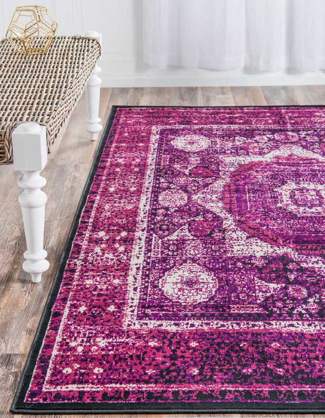 Lilac 2' x 3' 1 Imperial Rectangle Area Rug 100% Polypropylene With Cotton Backing Traditional Vintage Distressed Design Carpet for Sale at Rug Engine