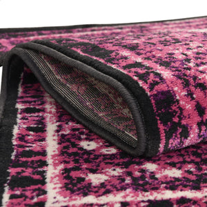 Lilac 3' x 9' 10 Imperial Runner Area Rug 100% Polypropylene With Cotton Backing Traditional Vintage Distressed Design Carpet for Sale at Rug Engine