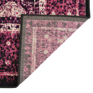 Lilac 3' x 9' 10 Imperial Runner Area Rug 100% Polypropylene With Cotton Backing Traditional Vintage Distressed Design Carpet for Sale at Rug Engine